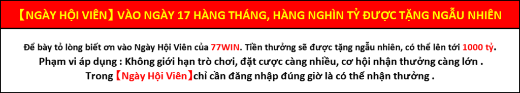 Lì Xì 17 Hàng Tháng